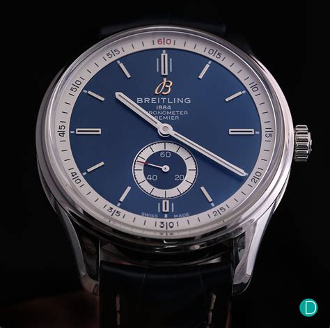 breitling premier automatic 40 blue|Breitling chronograph 40 review.